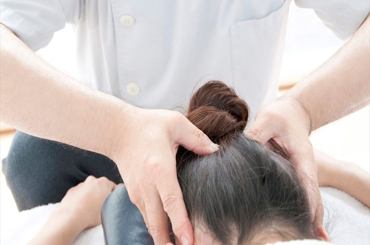 頭の施術