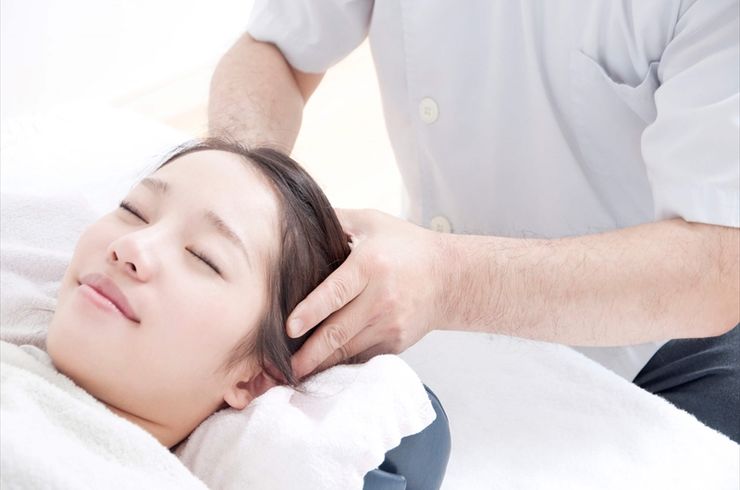 頭のマッサージ