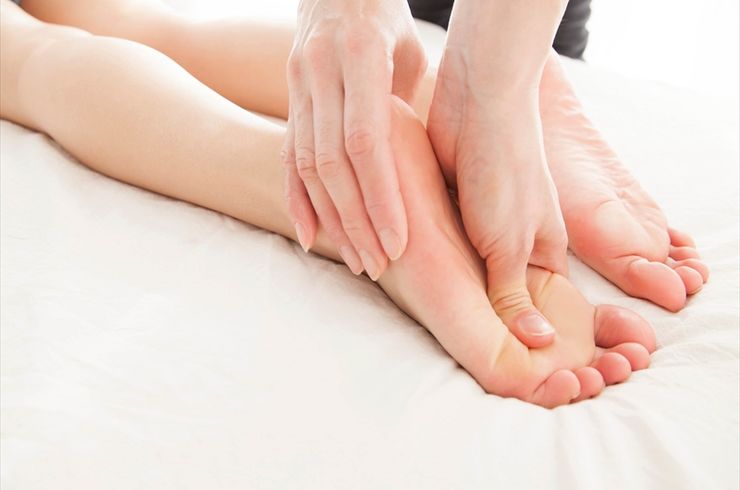 足裏のマッサージ
